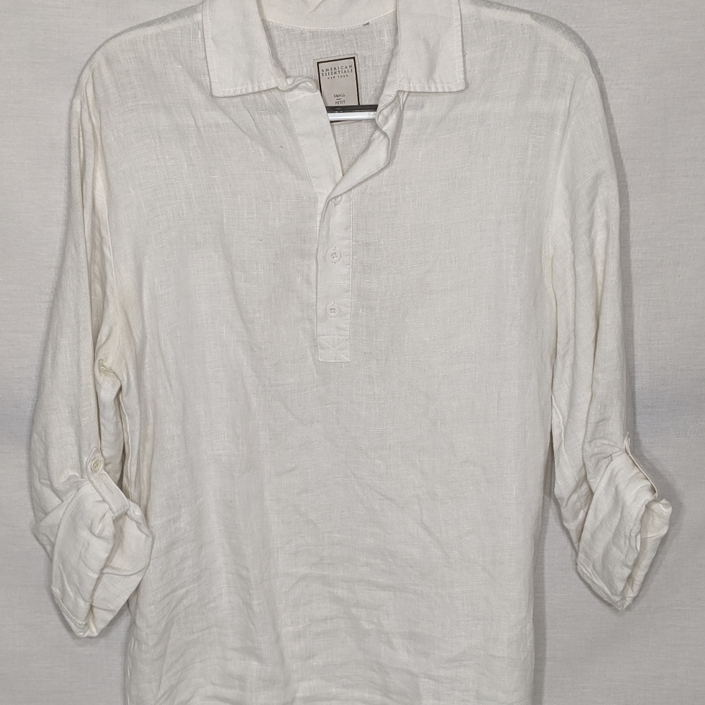 American Essentials Linen Top